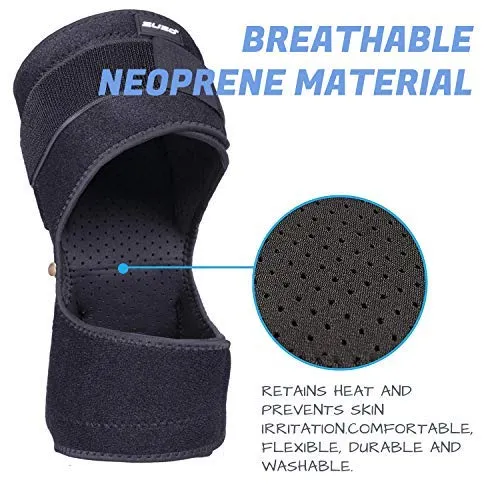 2U2O(2 Pcs) Knee Protection Booster, Joint Support Spring Knee Stabilizer Pad, Power Lift Knee Brace for weak Legs Old Cold Leg Sports Training Squat