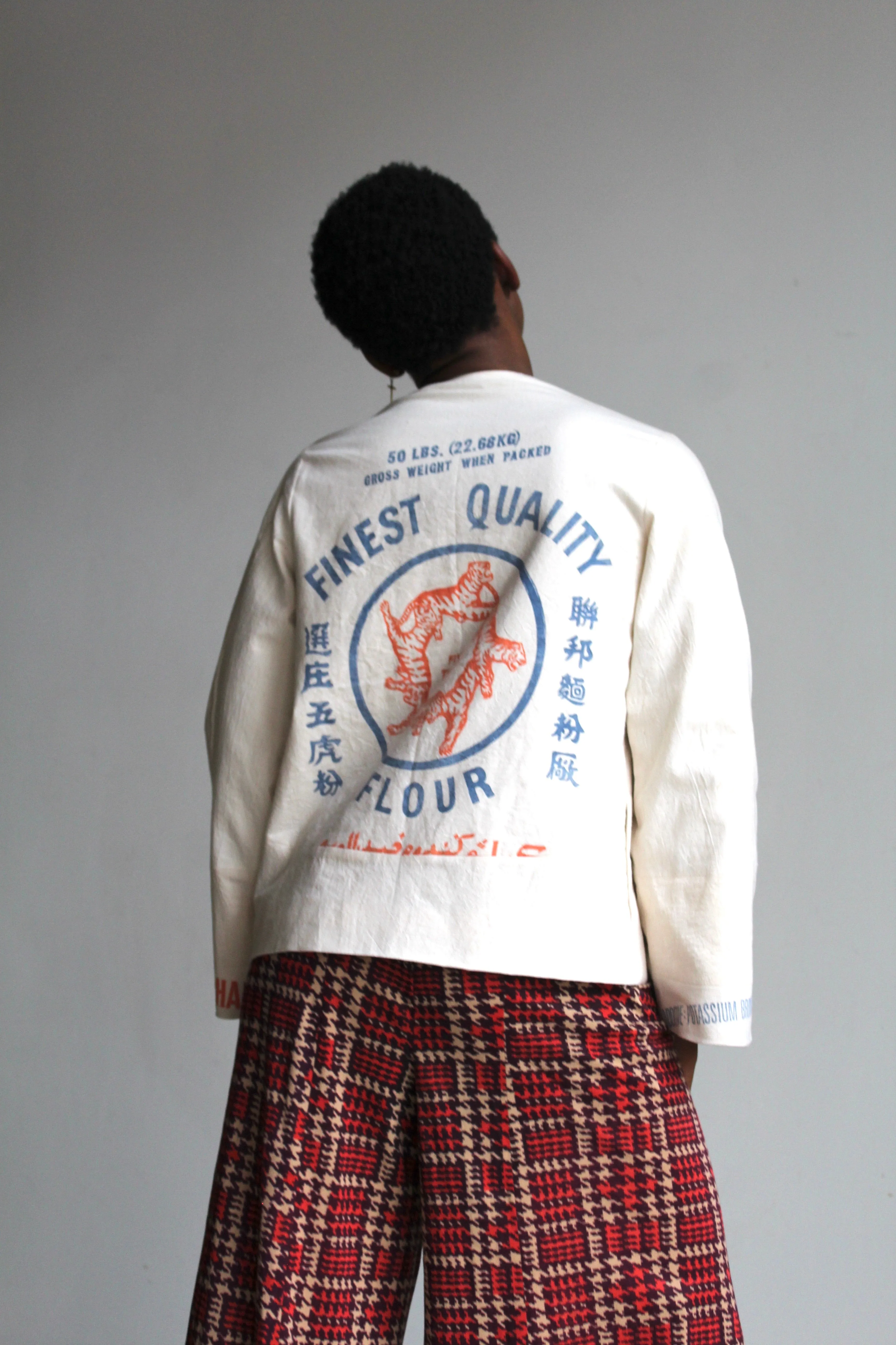 5 Tigers Cropped Flour Sack Jacket