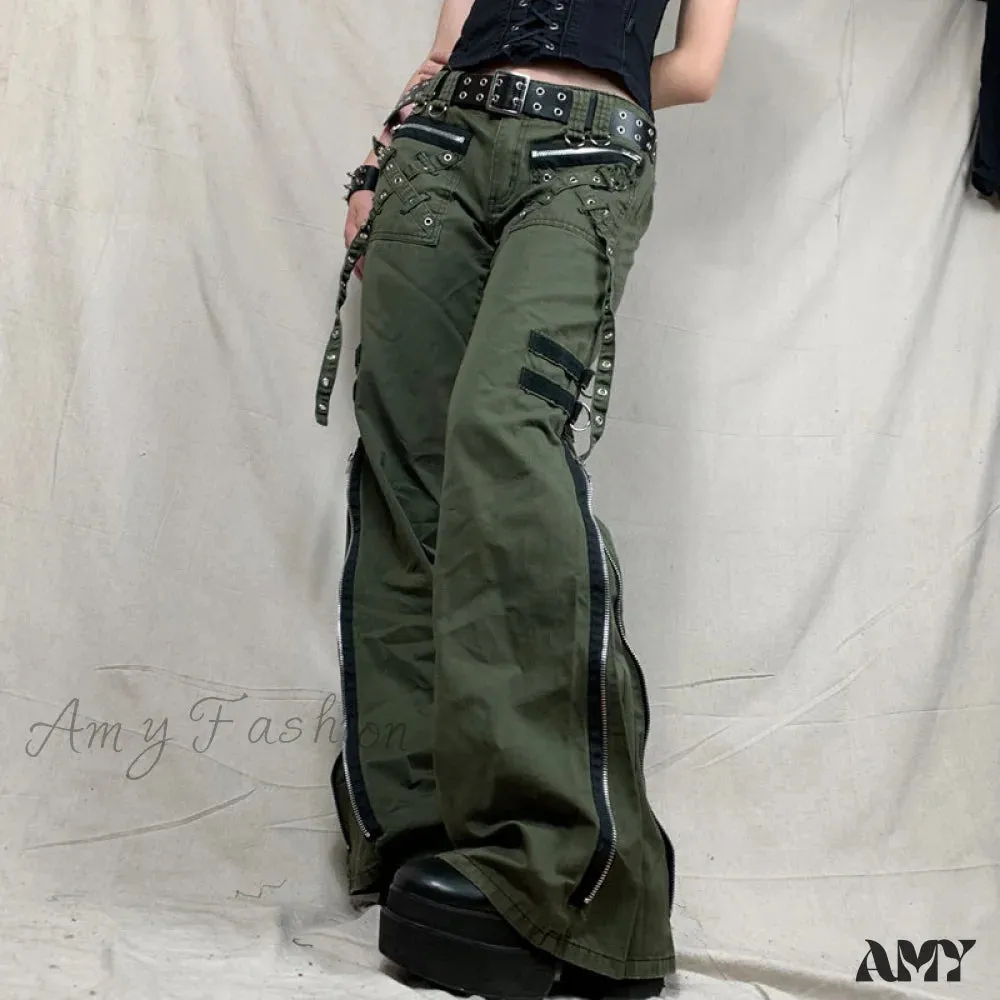 Amy Fashion - Gothic Punk Baggy Vintage Trousers
