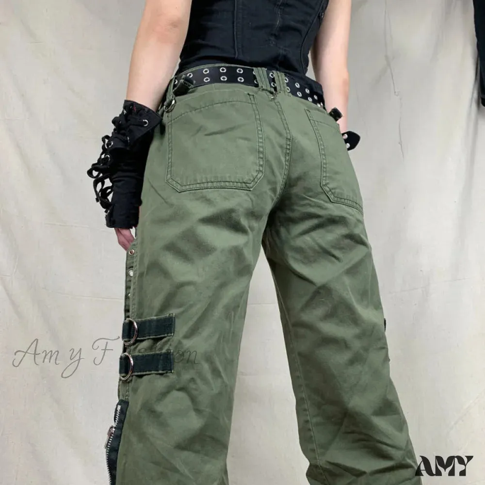 Amy Fashion - Gothic Punk Baggy Vintage Trousers