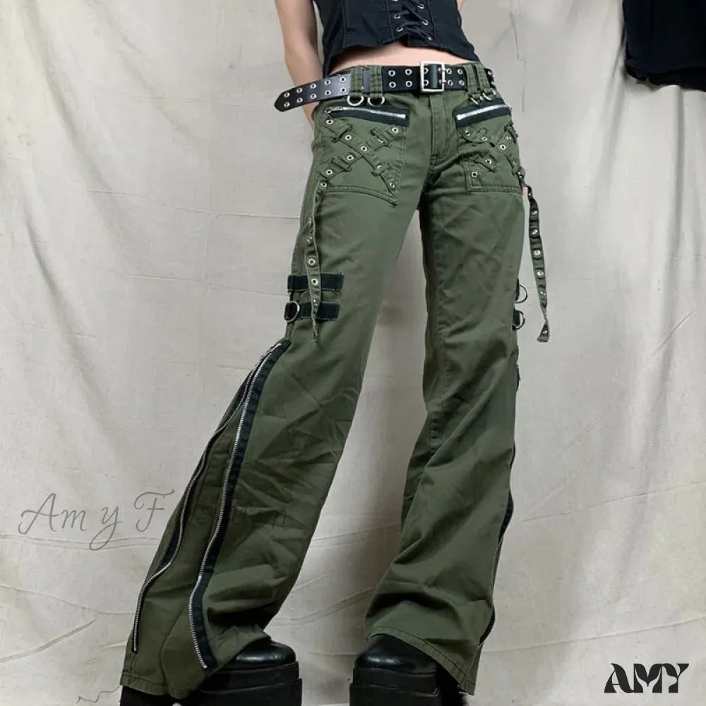 Amy Fashion - Gothic Punk Baggy Vintage Trousers