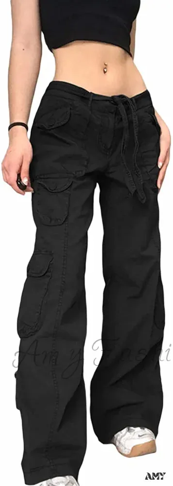 Amy Fashion - Gothic Punk Baggy Vintage Trousers