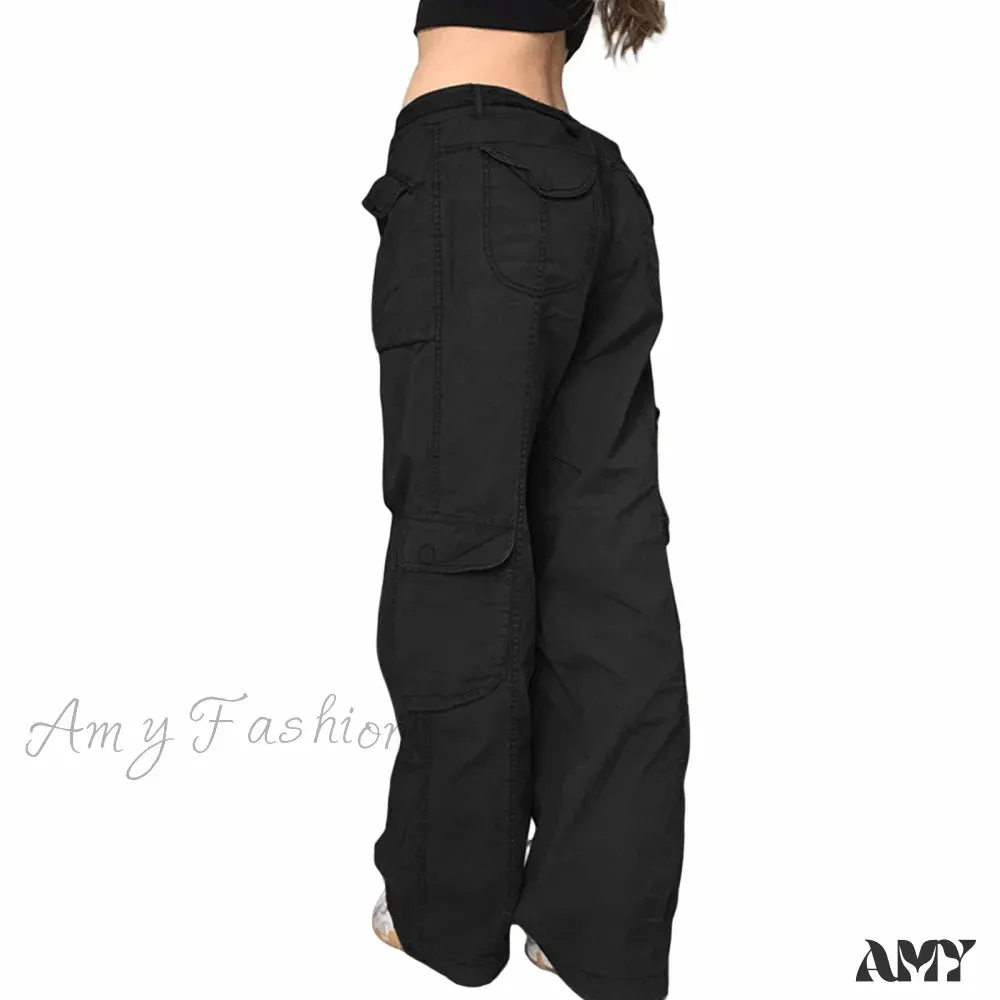 Amy Fashion - Gothic Punk Baggy Vintage Trousers