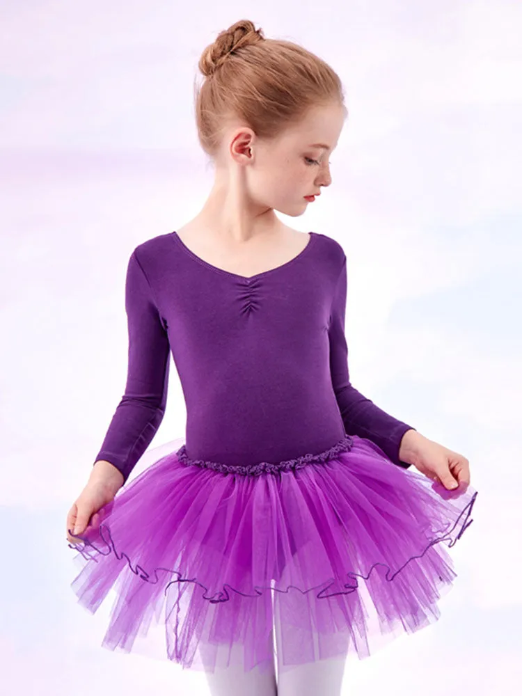 Ballet Tull Skirt Long-sleeved Dance Dress Training Clothes