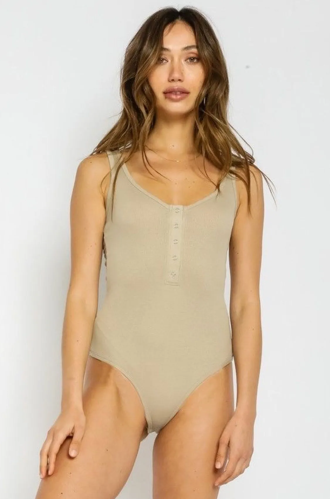 Basil Button Up Bodysuit