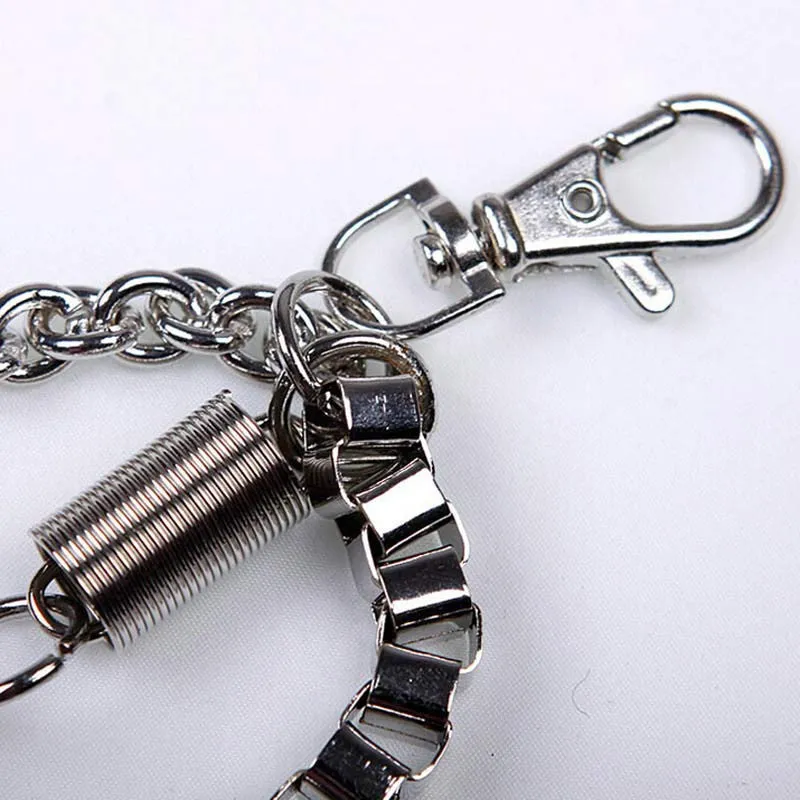 Best Deal New Fashion Silver Alloy Unisex Hip-hop Skull Pendant Punk Rock Cowboy Pants Trousers Chain Gift