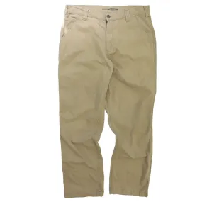 Carhartt Chino Work Pants Size 34 X 32 Beige