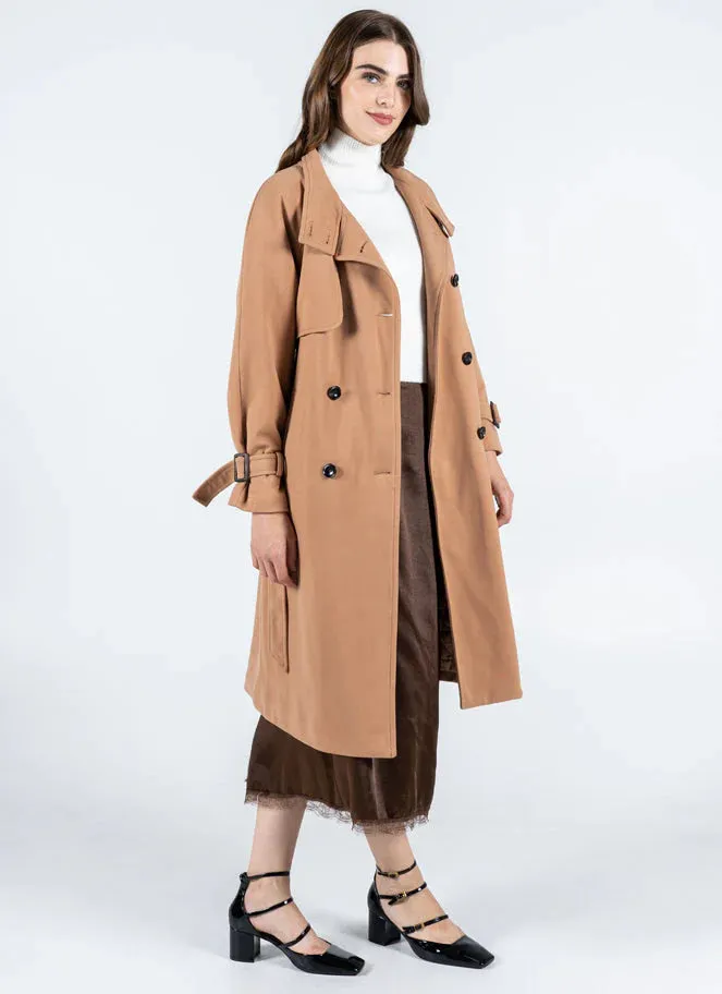 Cest Moi | Double Breasted Trench Coat