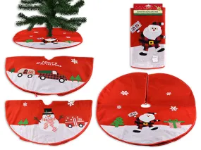 Christmas Felt Layered Tree Skirt