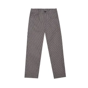 Cotton Trousers Pin Checks, Brown
