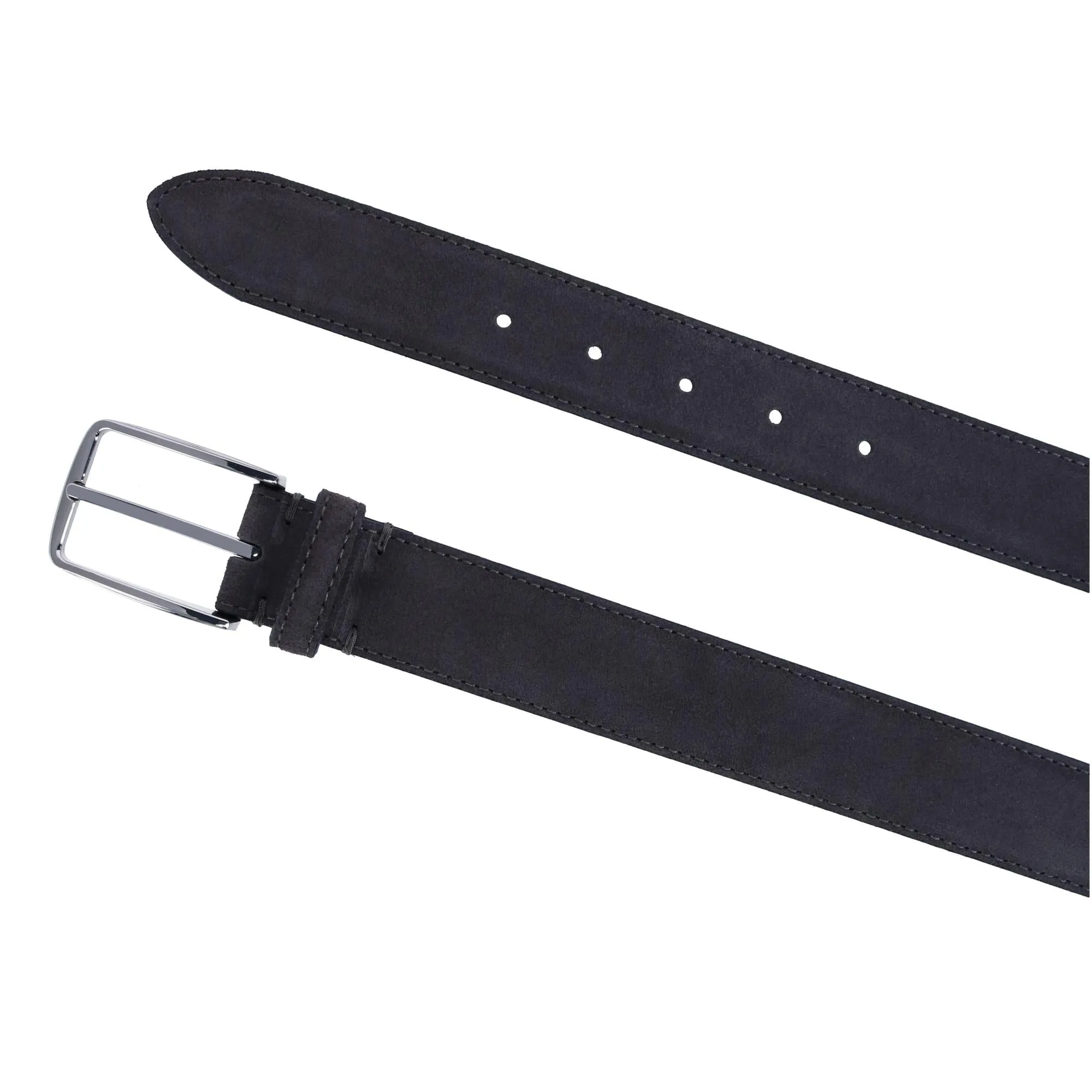CTM® Men's Brushed Suede Italian Leather Belt