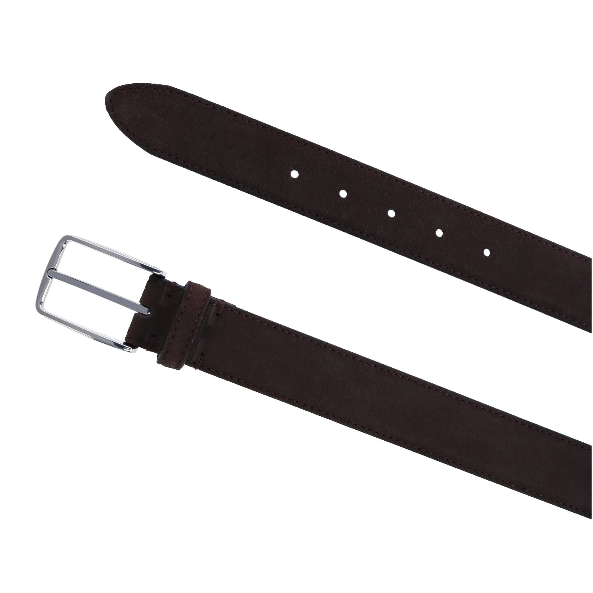 CTM® Men's Brushed Suede Italian Leather Belt