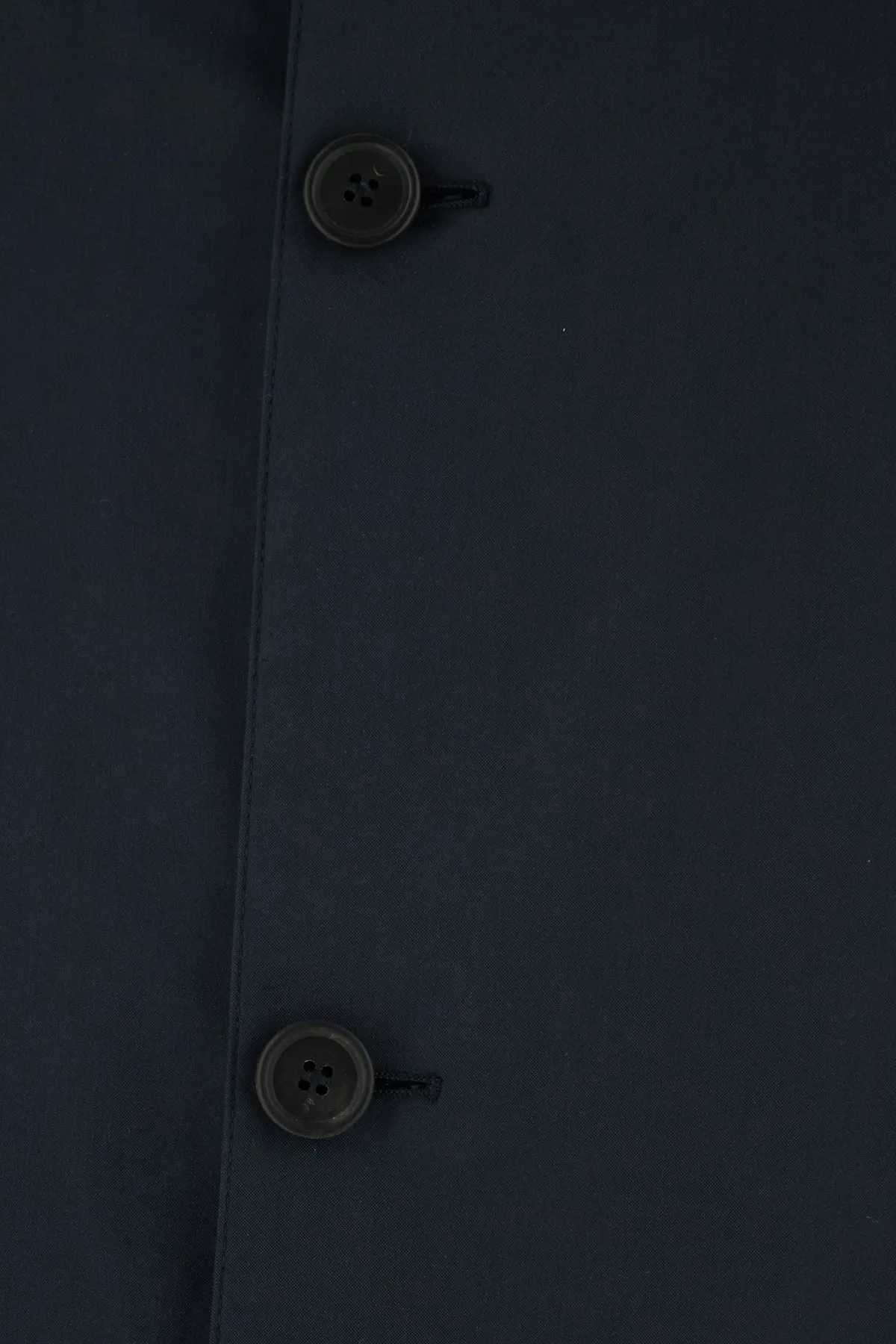 dark blue cotton blend trench coat