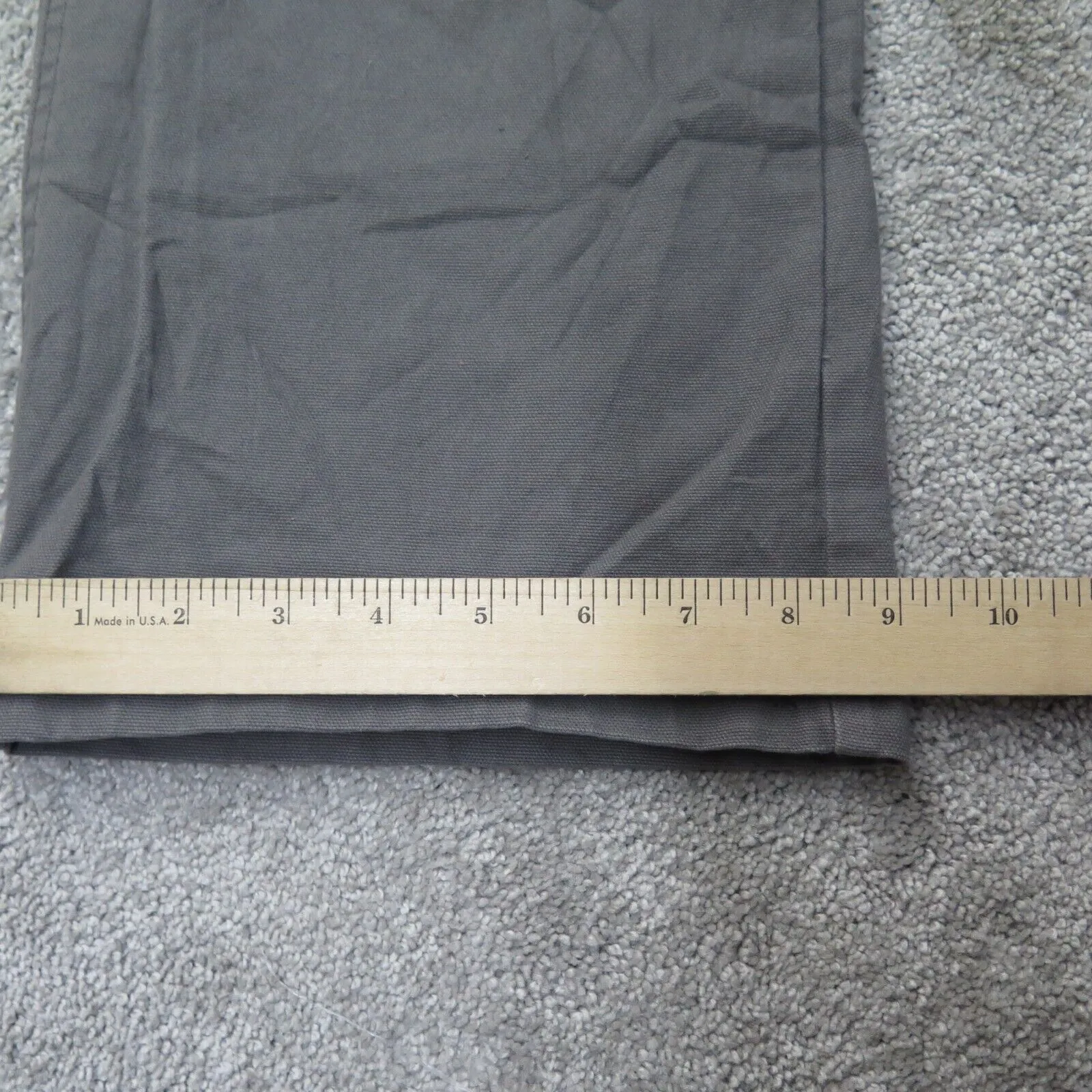 Dickies Pant Mens 40X30 Gray Straight Leg Chino Stretch Cotton Casual Workwear