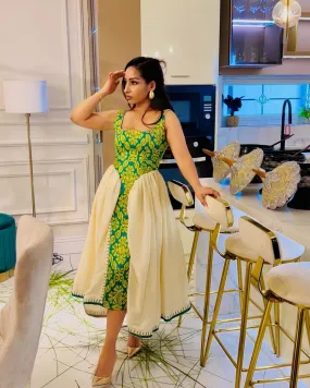 Enchanting Light Green Habesha Dress: Uniquely Crafted Traditional Ethiopian Dress for Grand Events Habesha Kemis