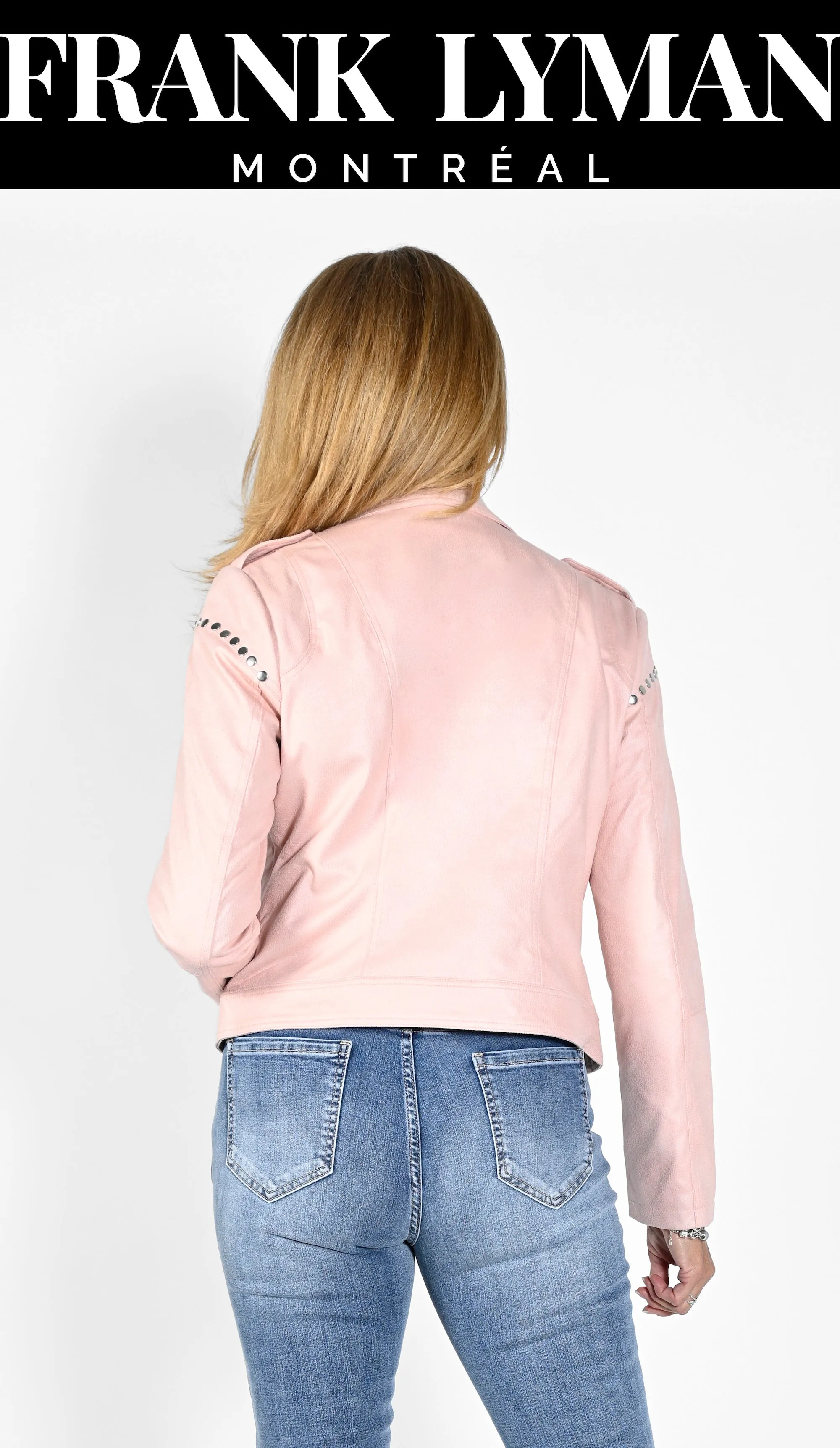 Frank Lyman-231712U-Knit Jacket-Blush
