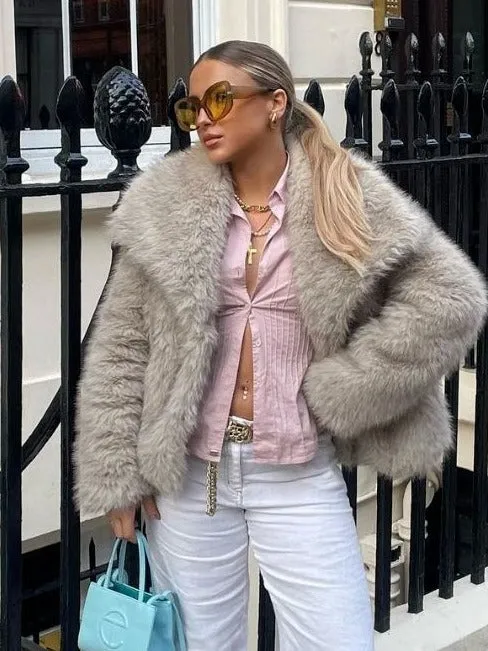 Fur Plush Coat