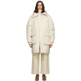 Julia Jentzsch Beige Recycled Down Yulia Coat