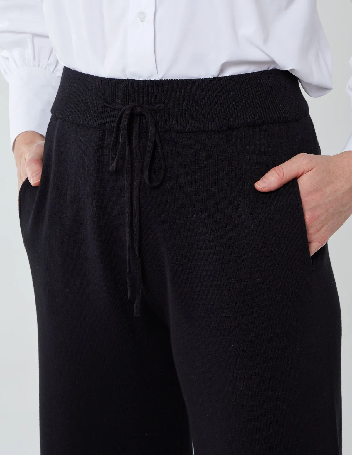 Knitted Drawstring Culottes