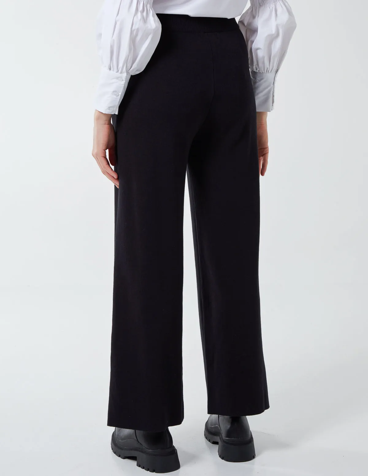 Knitted Drawstring Culottes