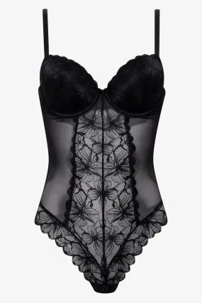 Lace Bodysuit Black