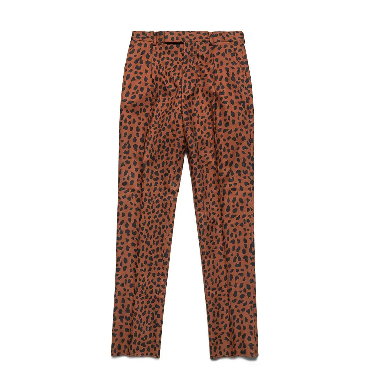 LEOPARD PLEATED TROUSERS