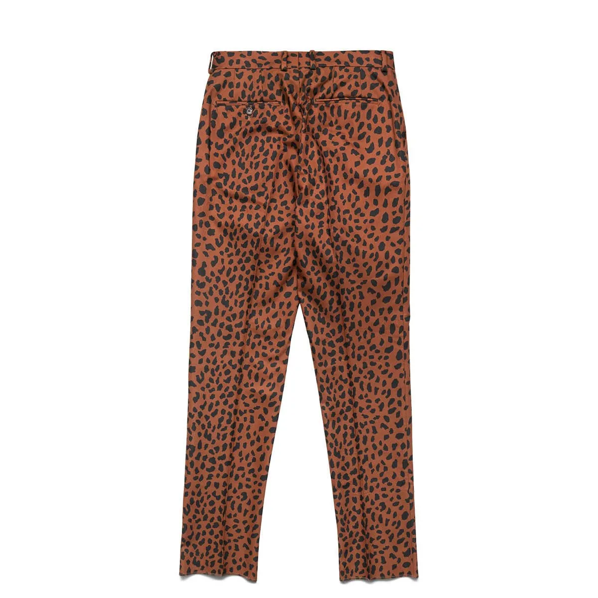 LEOPARD PLEATED TROUSERS