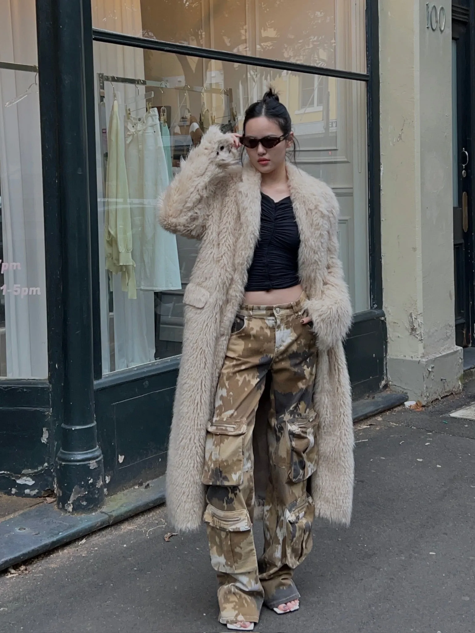 LESUGIATELIER Sigle Breated Fur Coat