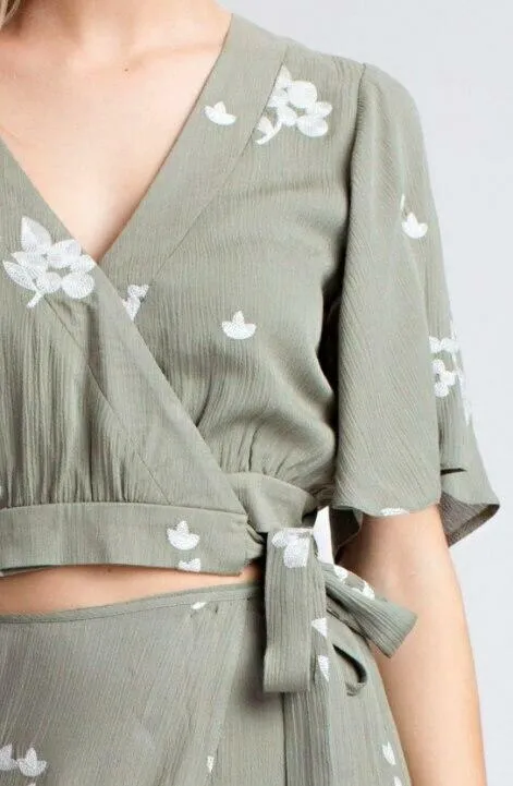 Lexington Sage Two Piece Maxi Dress