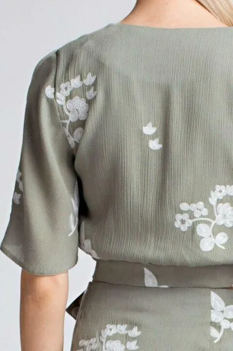 Lexington Sage Two Piece Maxi Dress