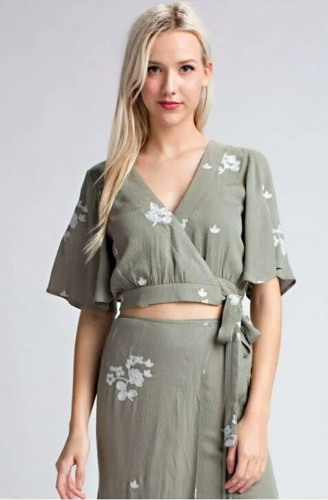 Lexington Sage Two Piece Maxi Dress