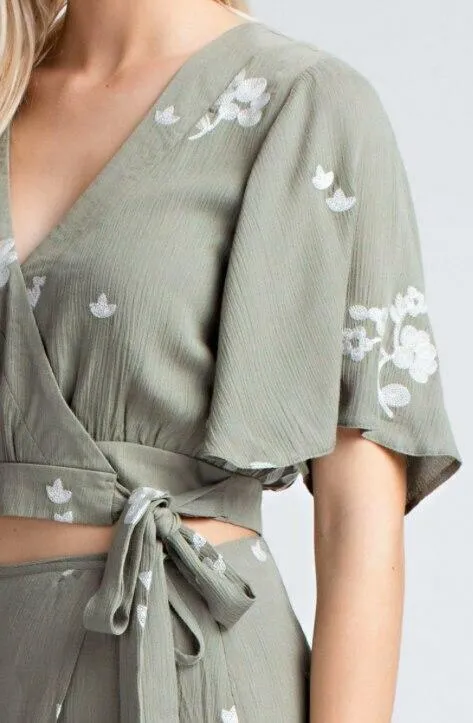 Lexington Sage Two Piece Maxi Dress