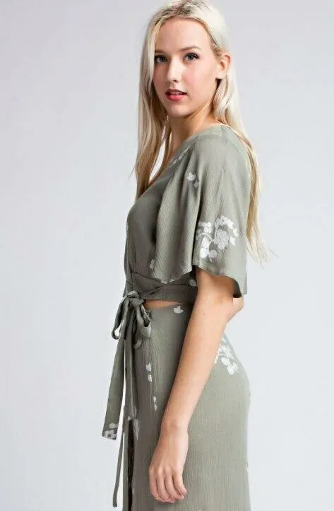 Lexington Sage Two Piece Maxi Dress