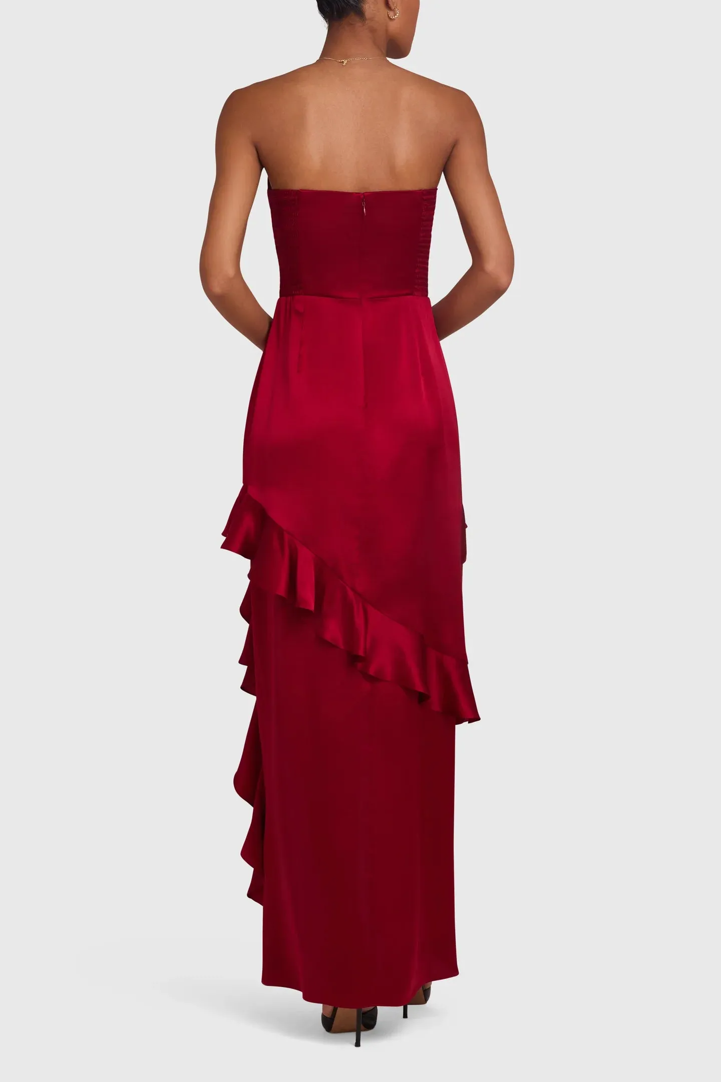 Magnolia Silk Maxi Dress