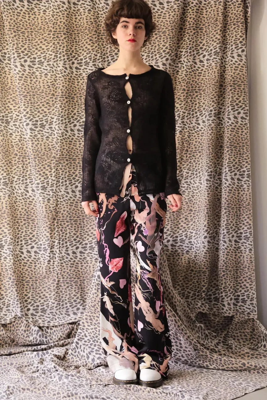 Marco Rambaldi - Printed Crepe Trousers: Fellini