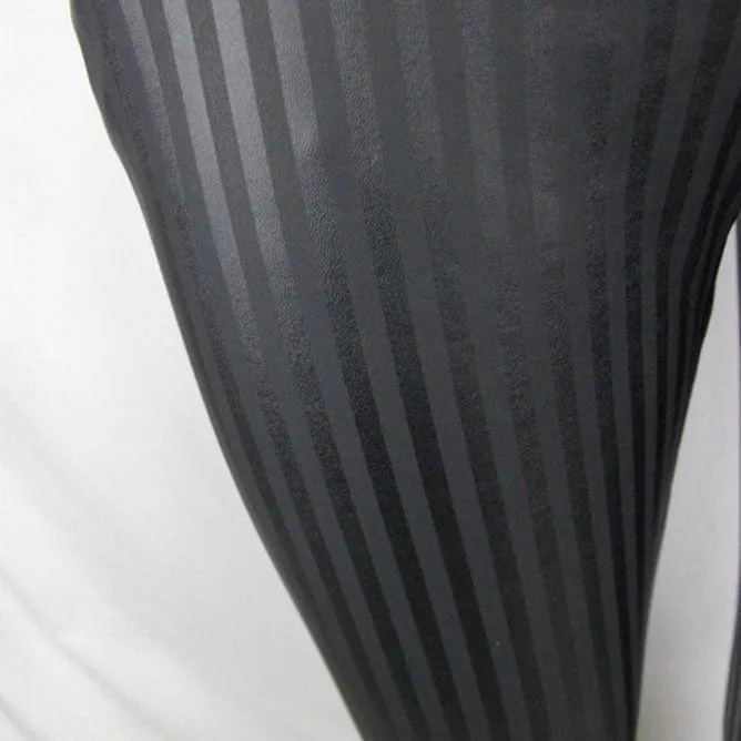 Men's Skinny Punk Striped Trousers