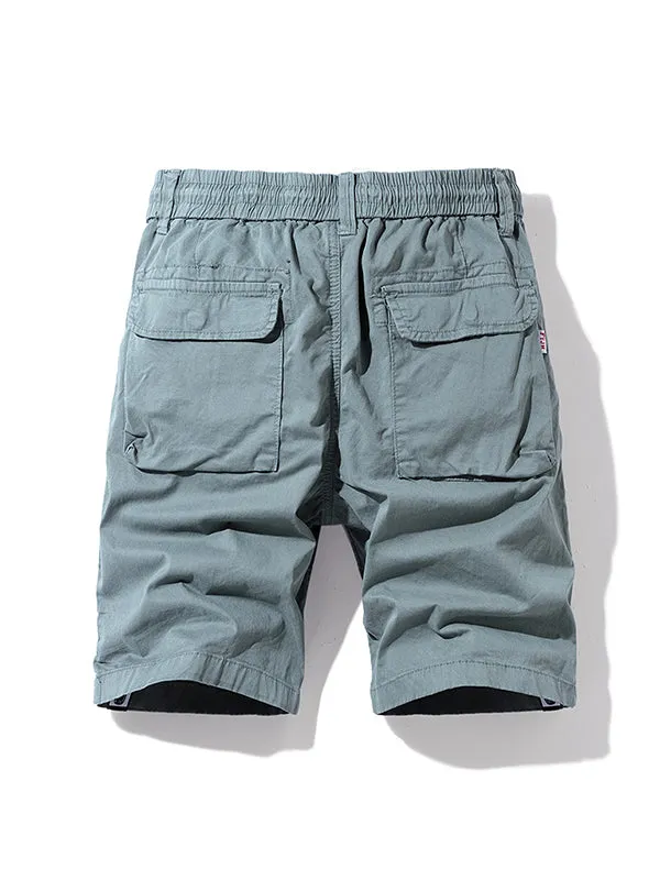 Men'S Thin Multi-Pocket Trousers Cargo Shorts