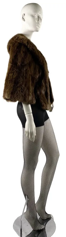 Mink Stole, Ranch Brown, Size S, SKU 000359-3