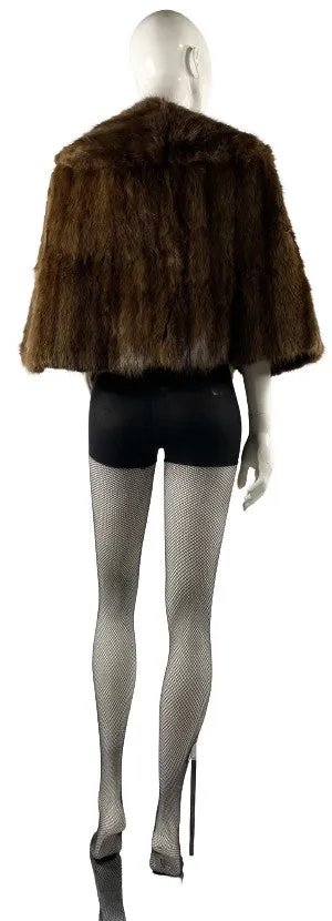 Mink Stole, Ranch Brown, Size S, SKU 000359-3