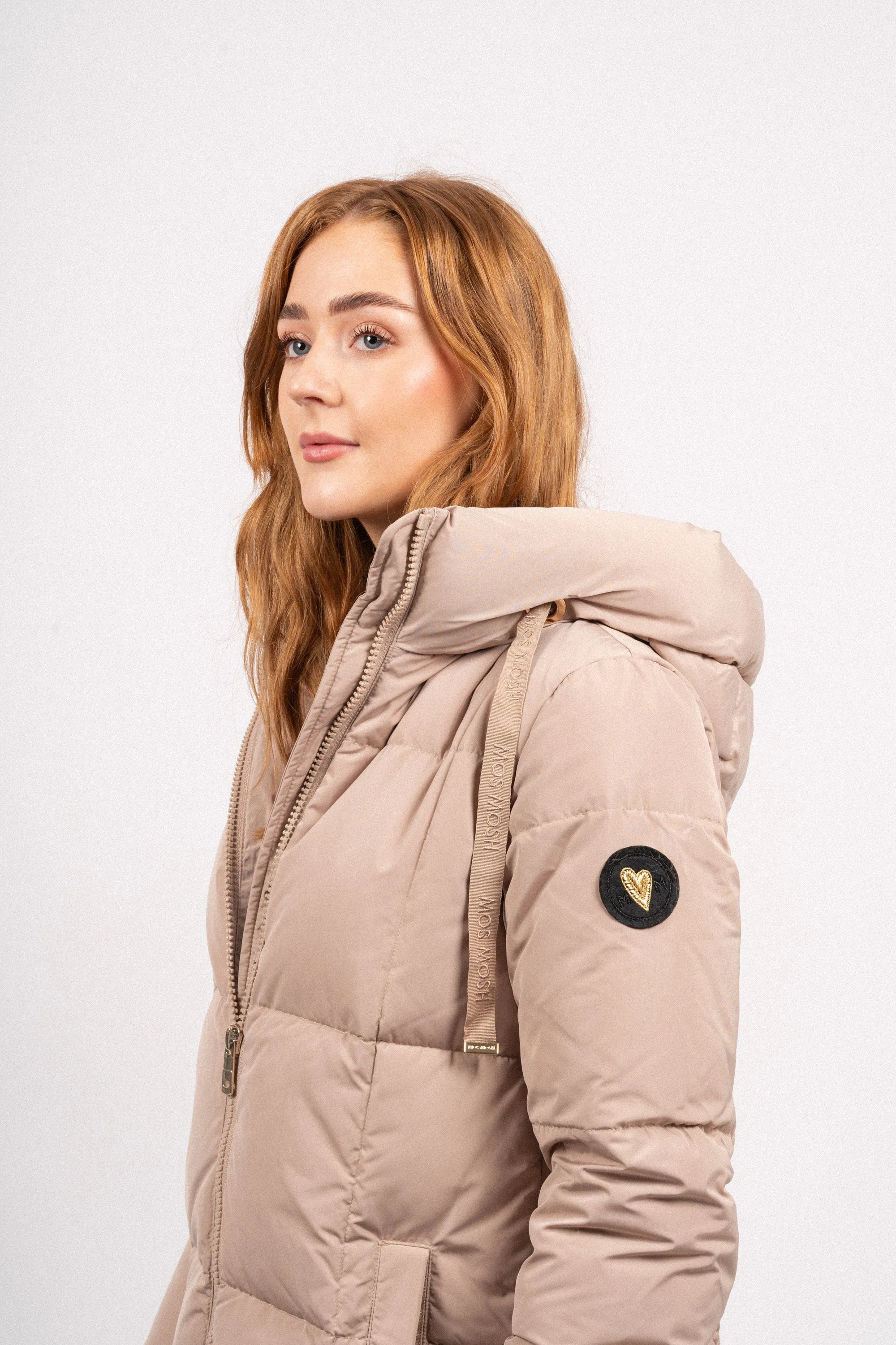 Nova Square Down Coat - Savannah Tan