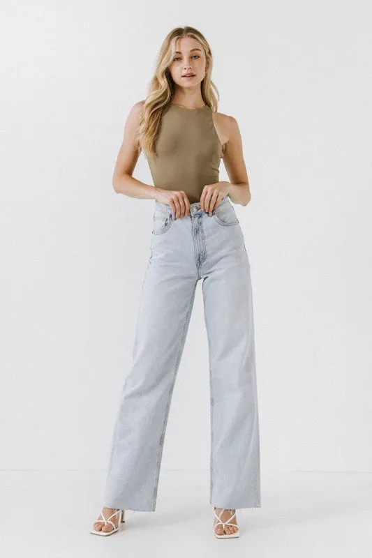 Parker Fitted Olive Bodysuit