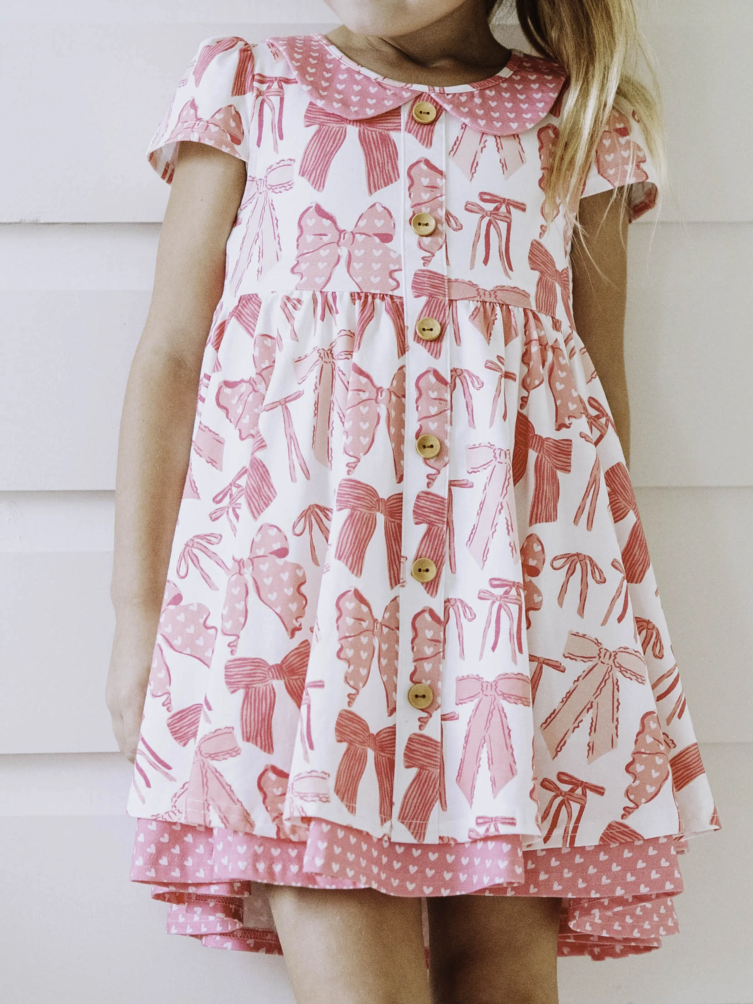 Prim Dress - Pretty Pink Bows