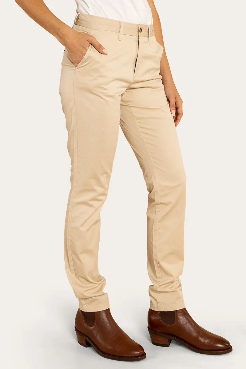 Samford Womens Slim Chino Pant - Bone