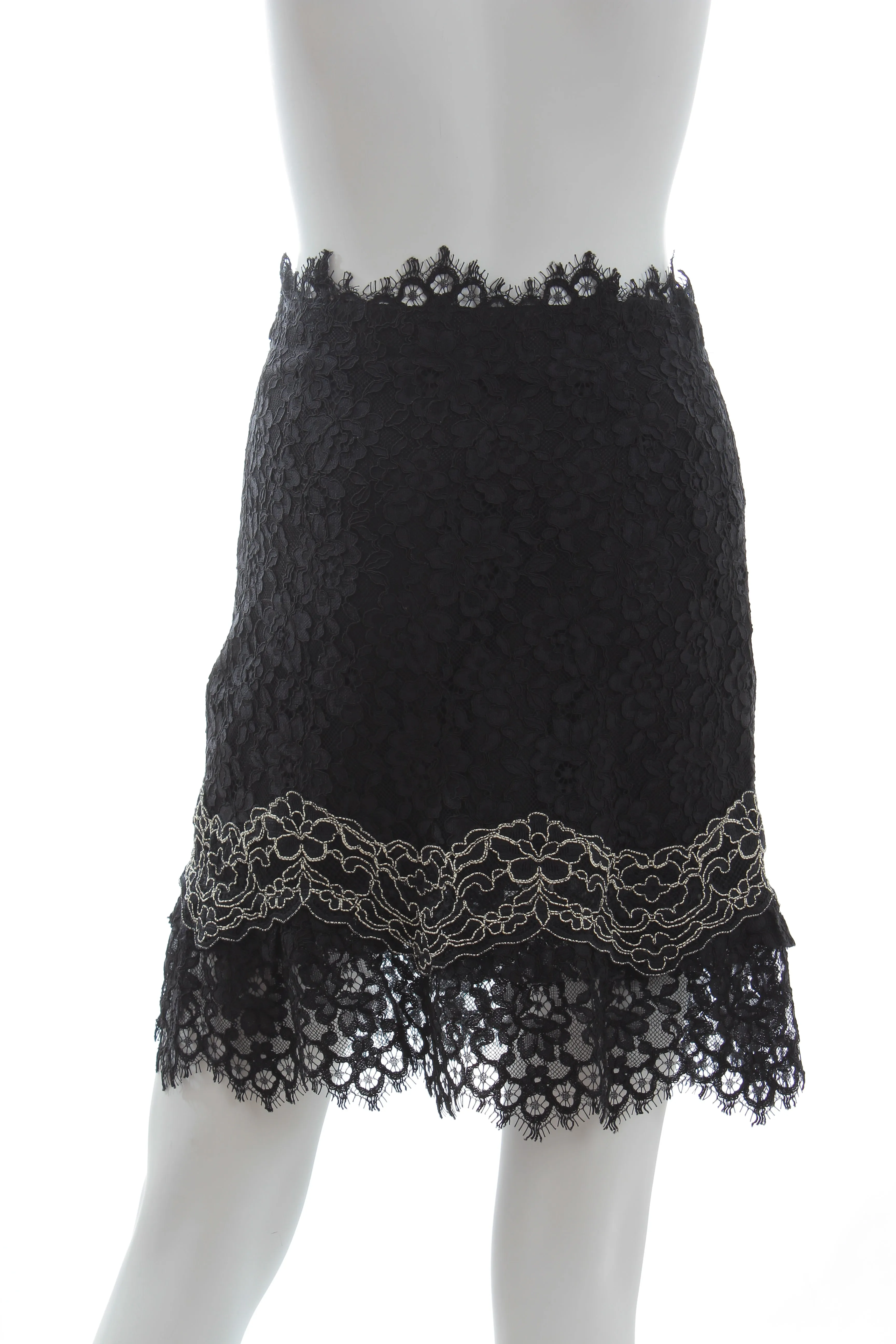 Sandro Lace Mini Skirt