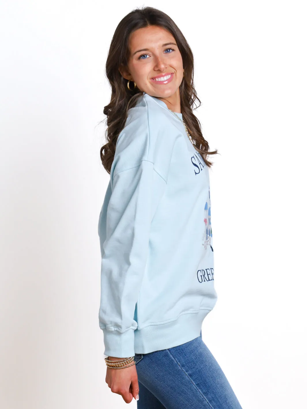 Santorini Graphic Sweatshirt