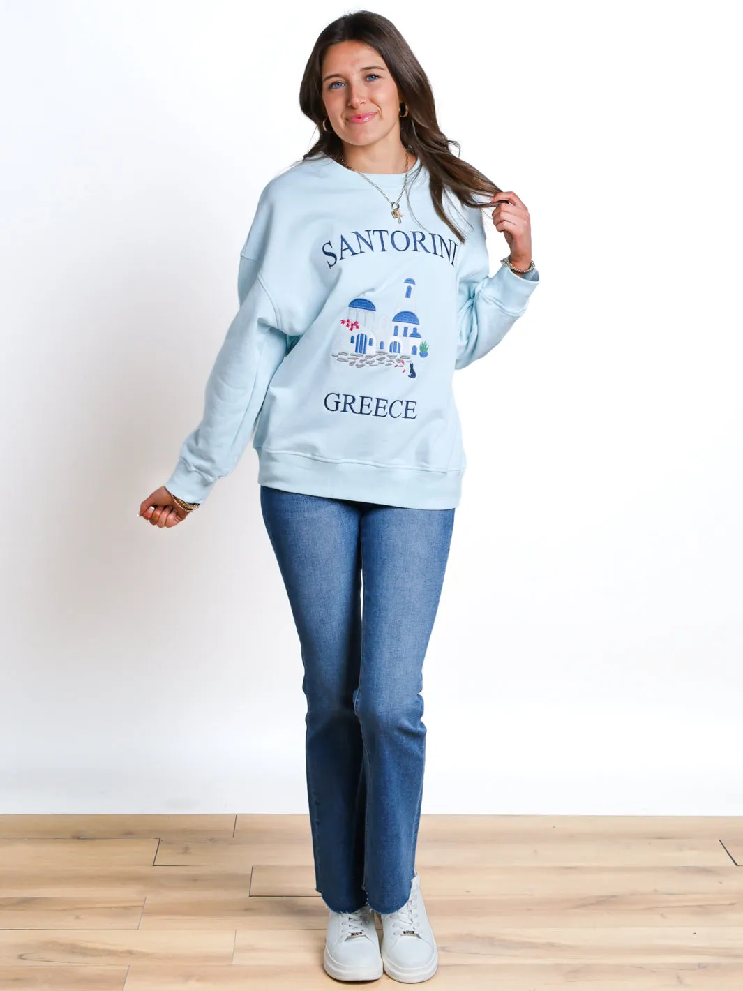 Santorini Graphic Sweatshirt