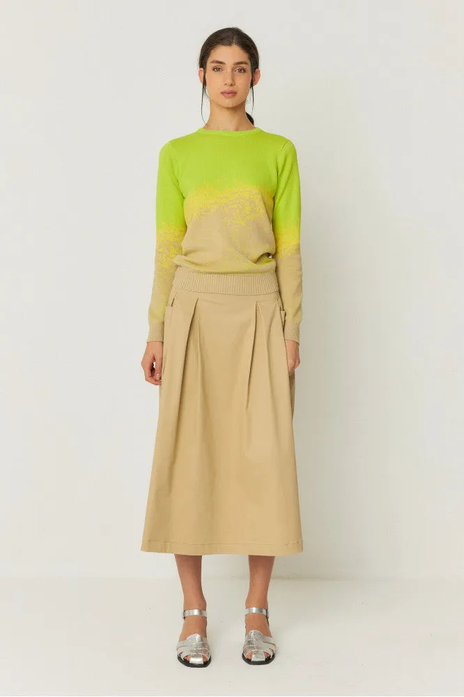 SKFK Iradi Acid Green Sweater