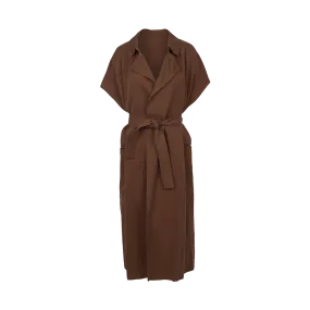 Sleeveless Trench Coat
