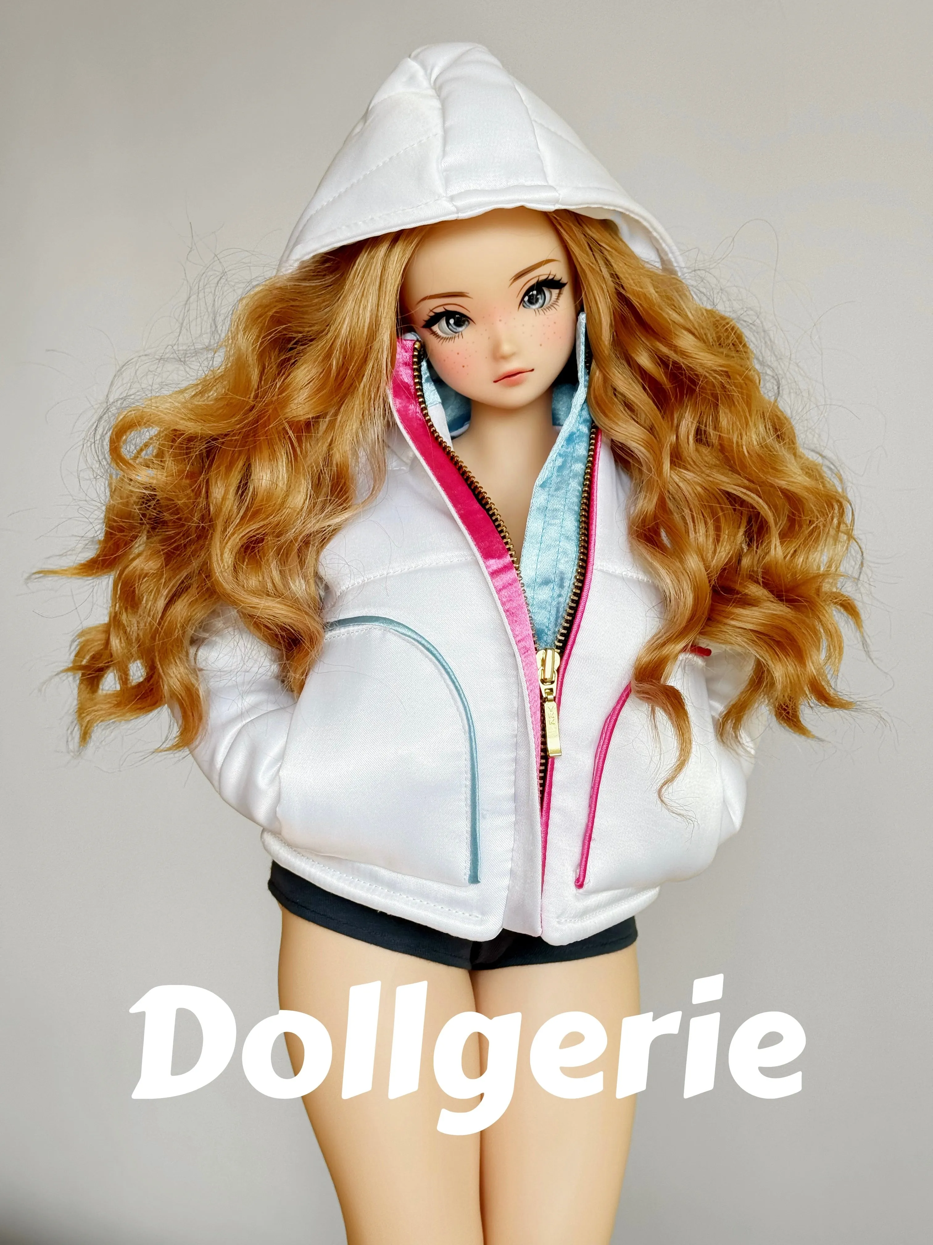 Snow White Down Jacket for SmartDoll or any 1/3 BJD