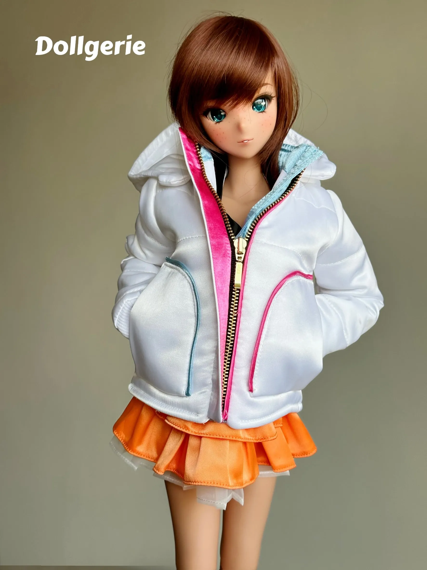 Snow White Down Jacket for SmartDoll or any 1/3 BJD